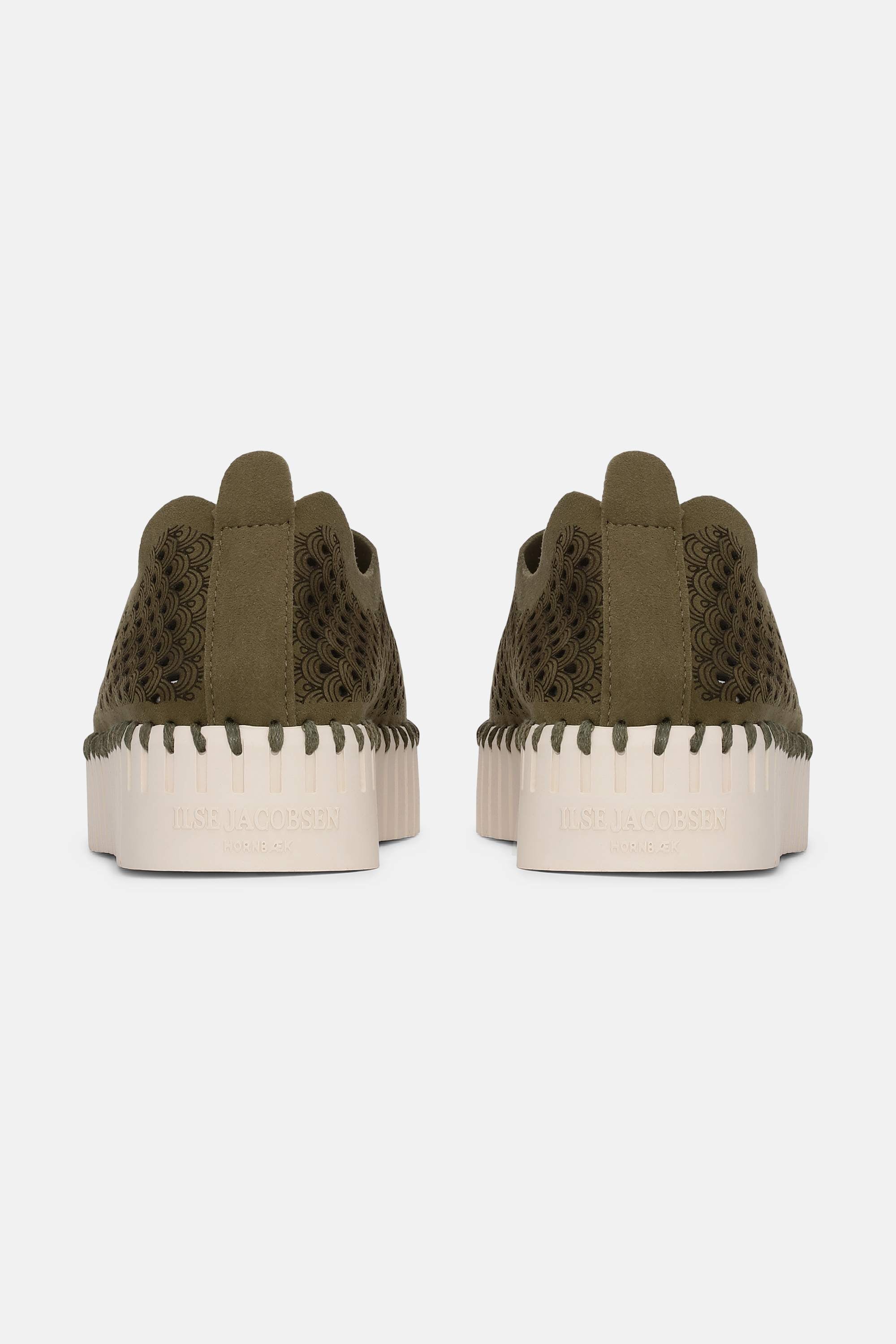 Tulip Zapatos Planos con Plataforma - Deep Olive